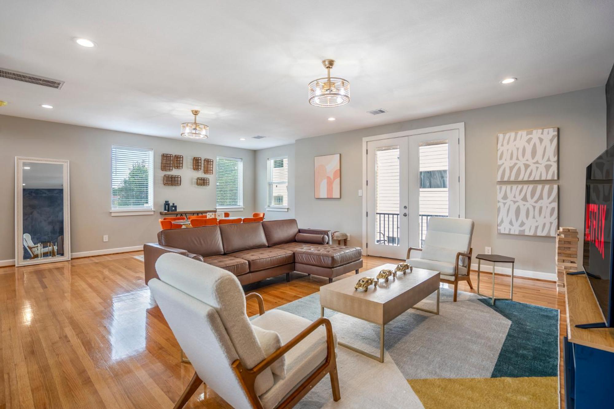 Spacious 3 Bed House Near Md Anderson With Free Parking & Wi-fi Hébergement de vacances Houston